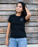 Optimist Embroidered Unisex T-Shirt - Black